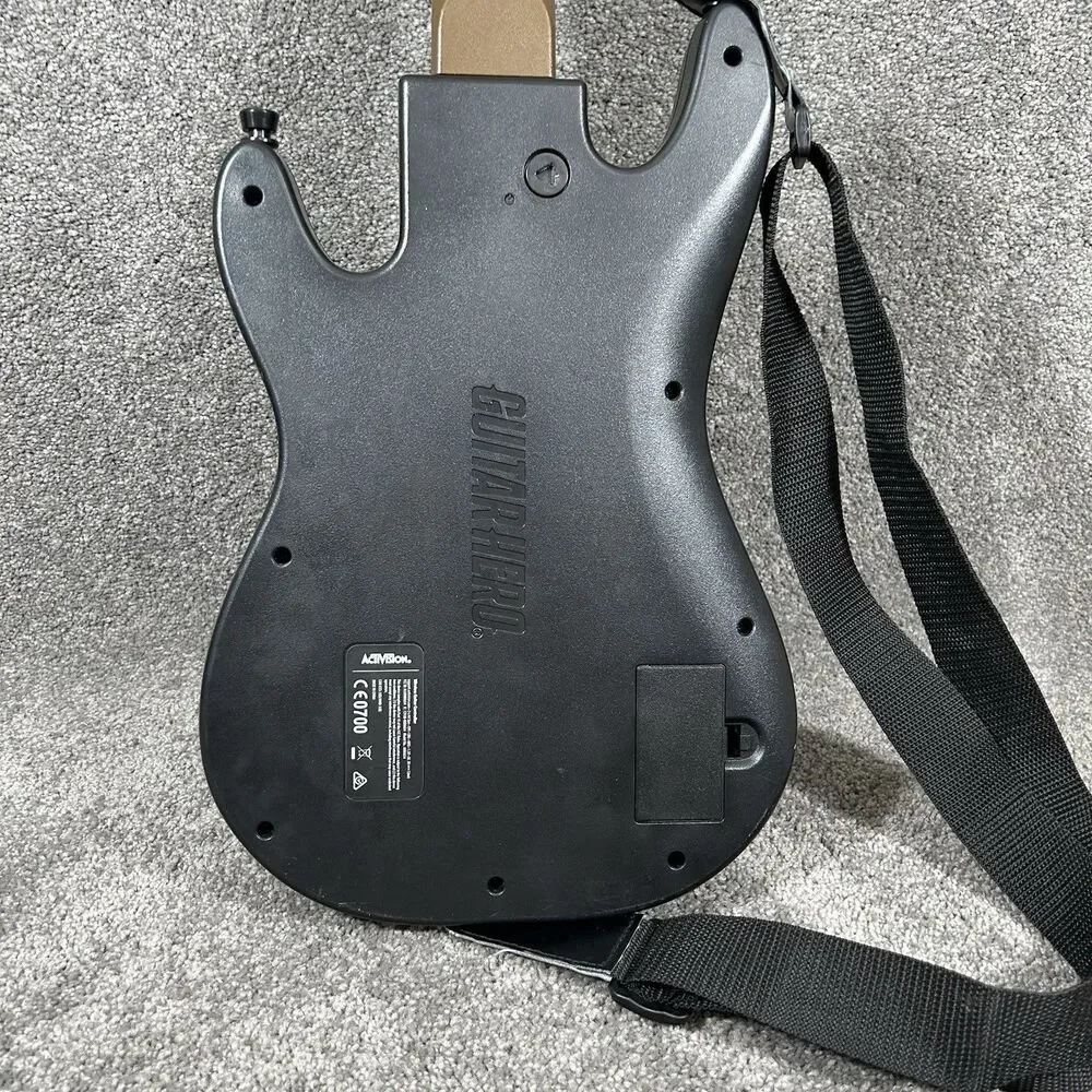 Guitar Hero Activision Power Wireless Guitar Model 0000654 PS3 Xbox 360 Untested